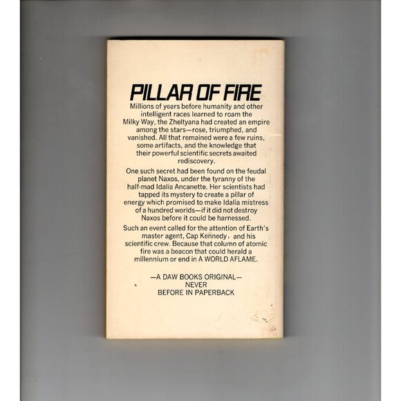 Cap Kennedy #13 "A World Aflame" By Gregory Kern Sci-Fi Paperback 1970s Daw - Picture 2 of 2